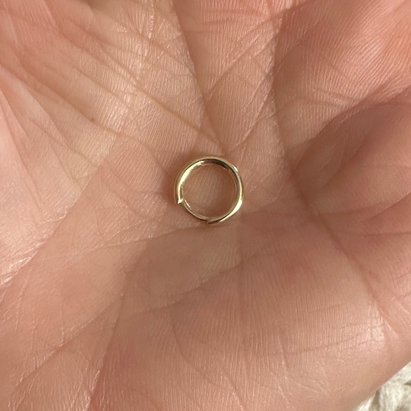 Gorjana 14k Gold Classic Huggies - 8mm - Picture 3 of 3